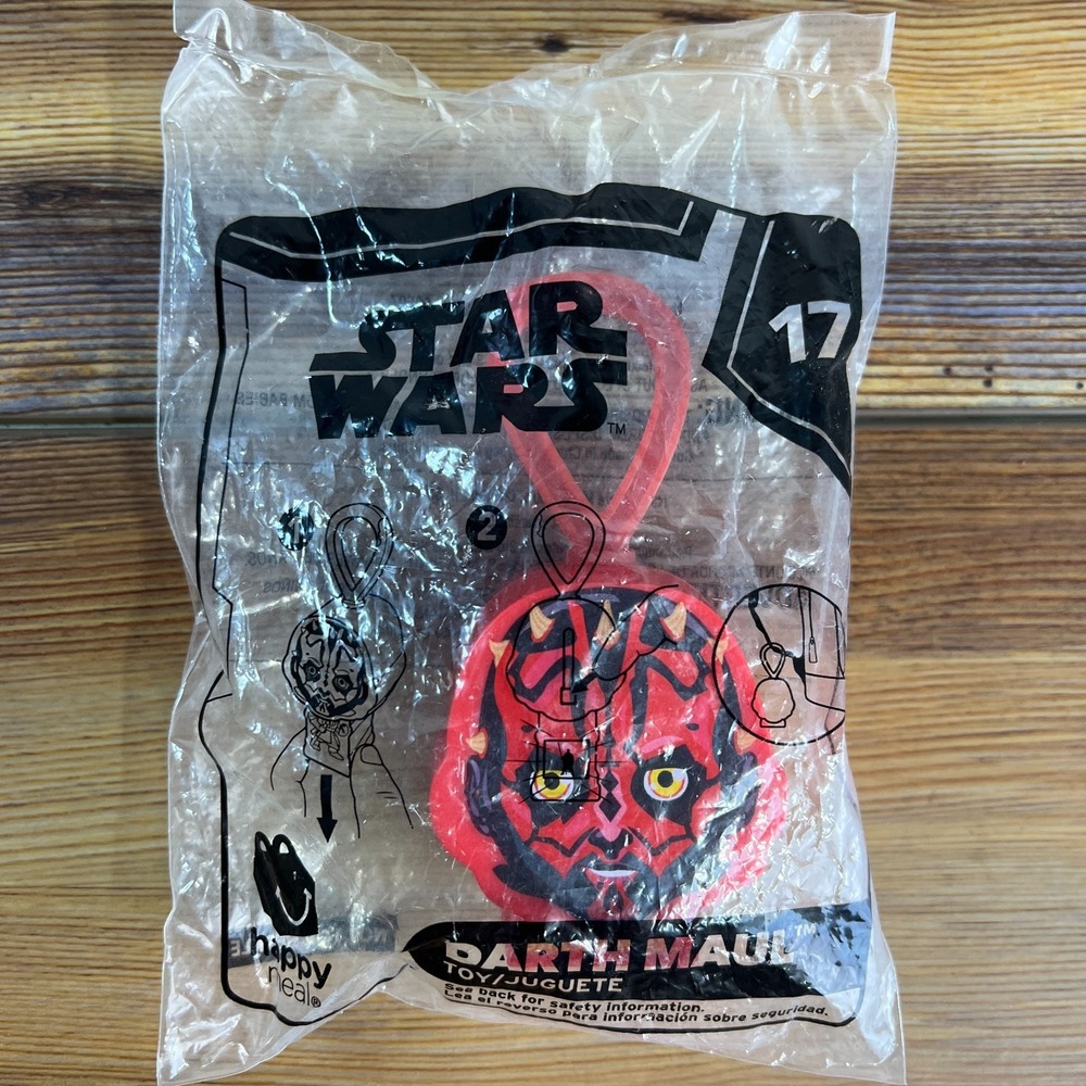 2019 McDonald's Star Wars Darth Maul #17 Happy Meal Toy Sealed Dark Side